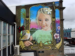 Edie mural on Dominion Rd